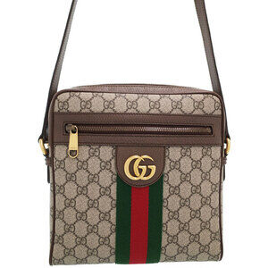 GUCCI Ophidia GG Messenger Crossbody Bag Shoulder Brown